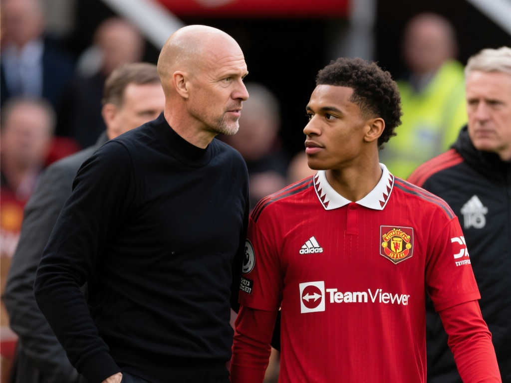 邮报：桑乔拒不认错，滕哈赫心感不公，曼联高层坚定力挺主教练